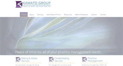 Desktop Screenshot of kamatogroup.com